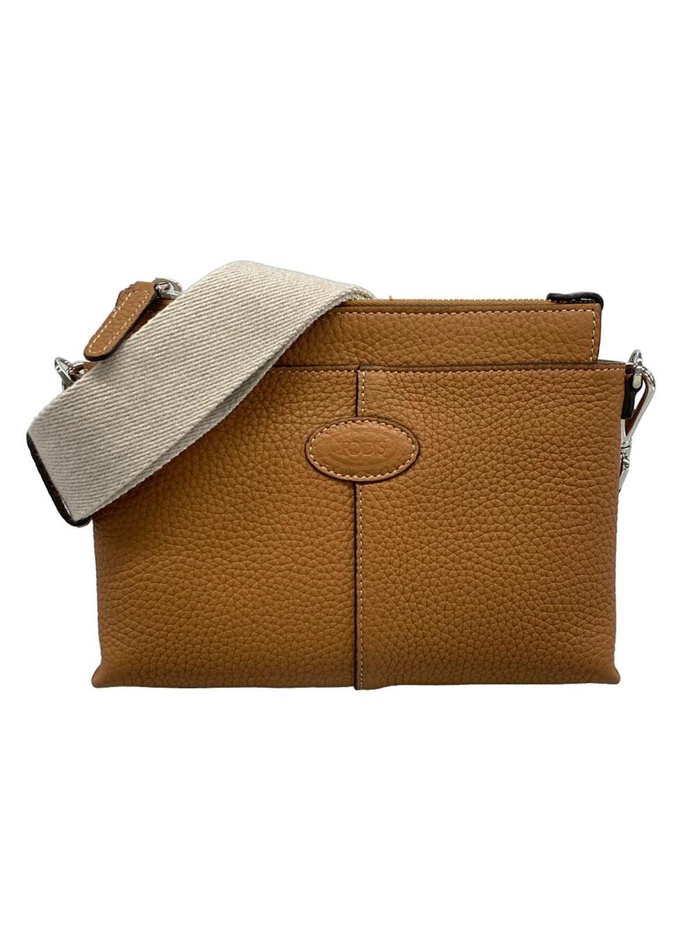 Tod's Di Leather Shoulder Bag Brown #363338T12B